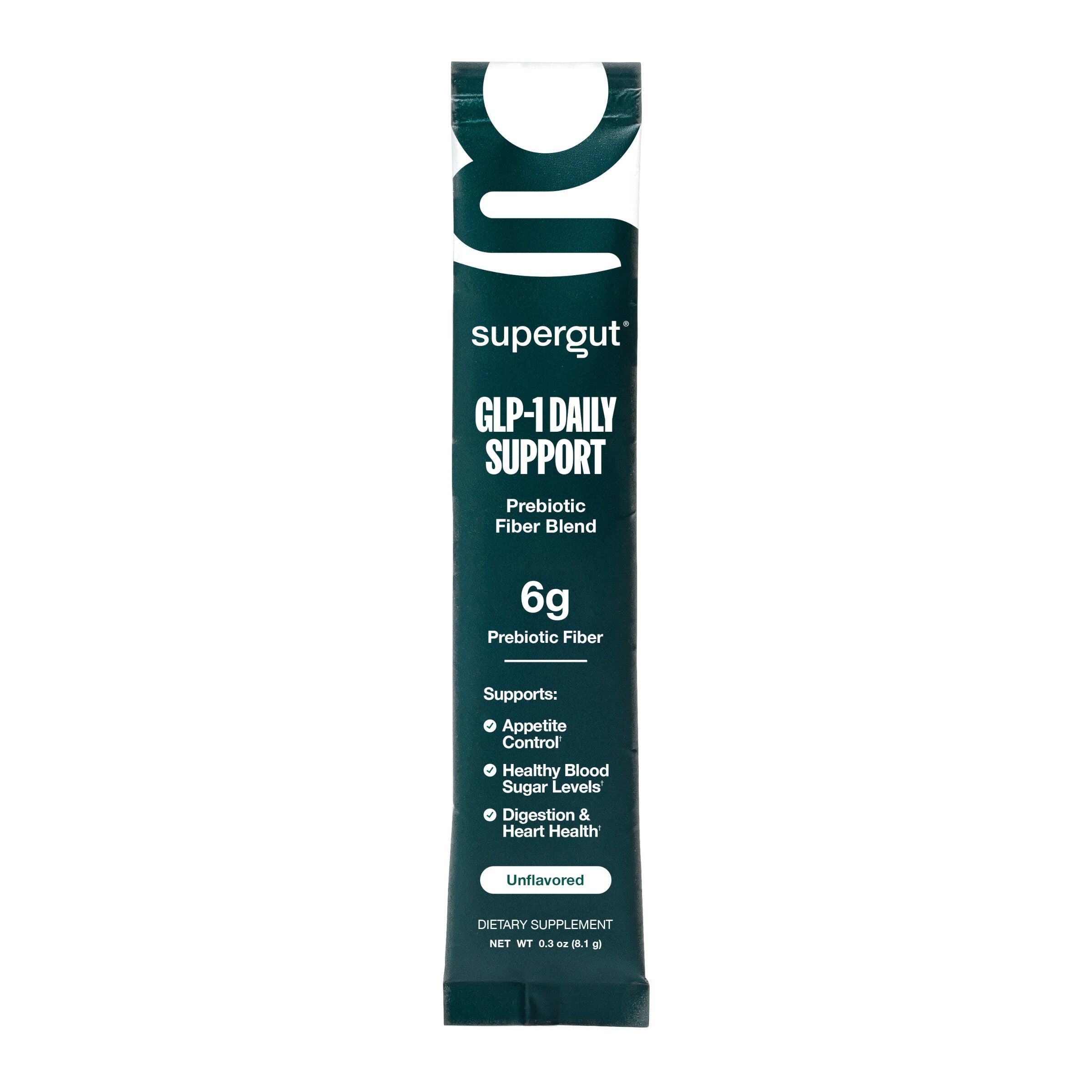 GLP-1 Daily Support Prebiotic Fiber - Unflavored - 0.3 oz. (15 Servings)